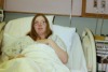 Evelyn in hospital before chloe was born